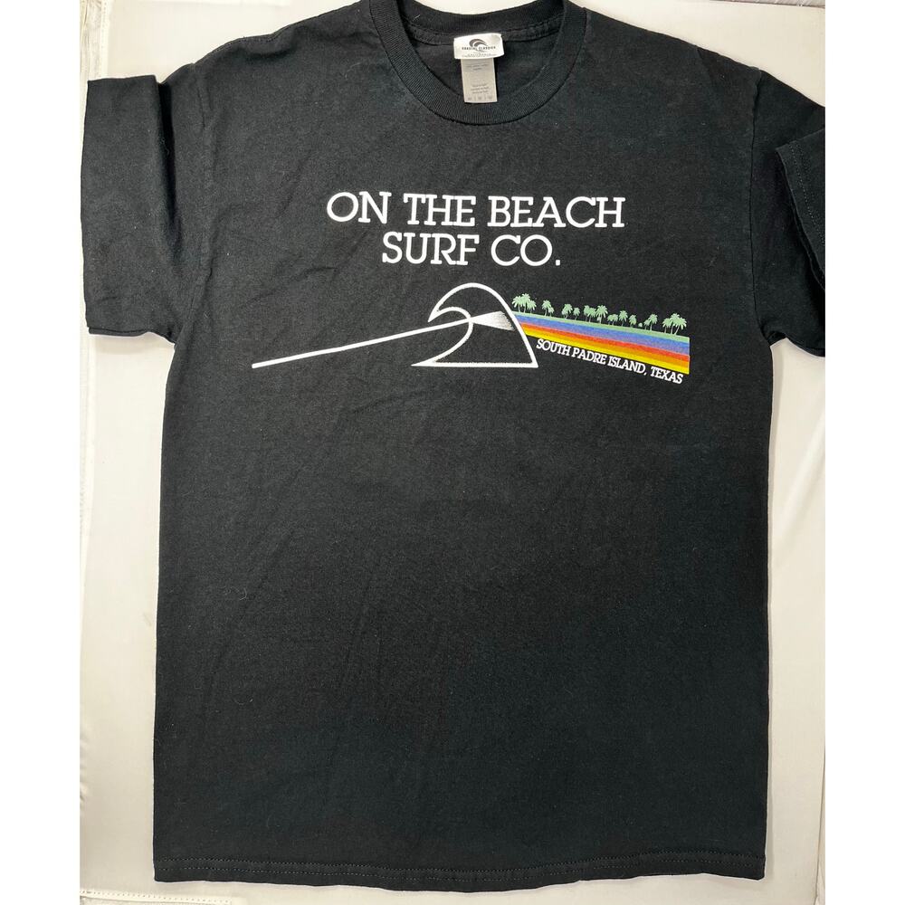 On the Beach Surf Co. South Padre Island, Texas Tshirt Men's Size M Pre-Owned